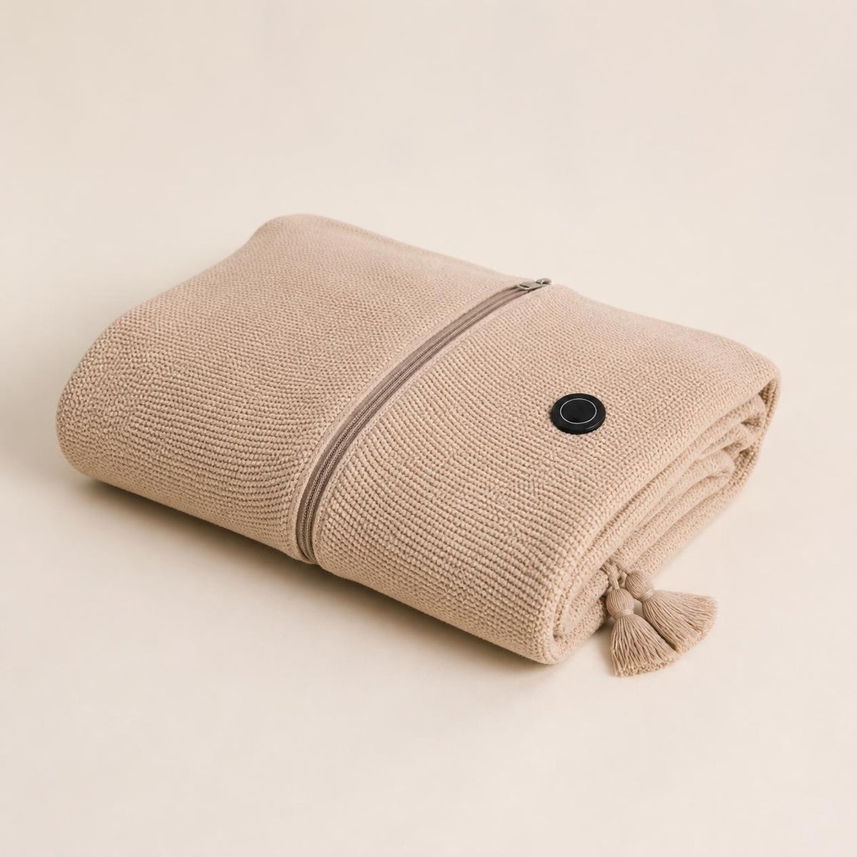 Chal beige doblado