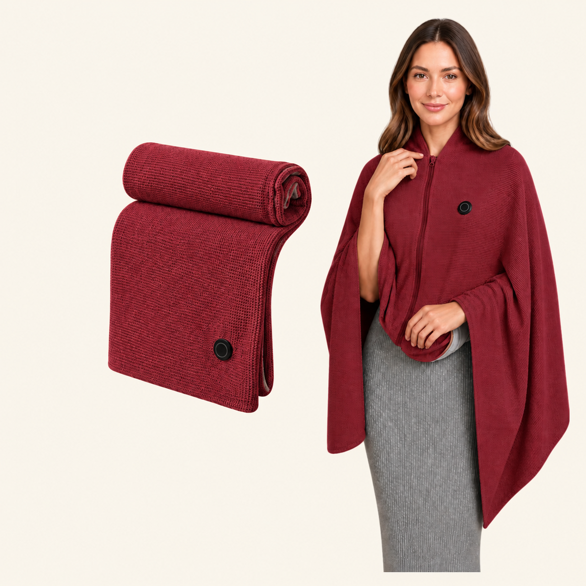 Warm and Go rojo vino
